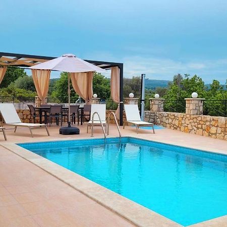 Natural View Villa With Private Pool Skouloúfia 外观 照片