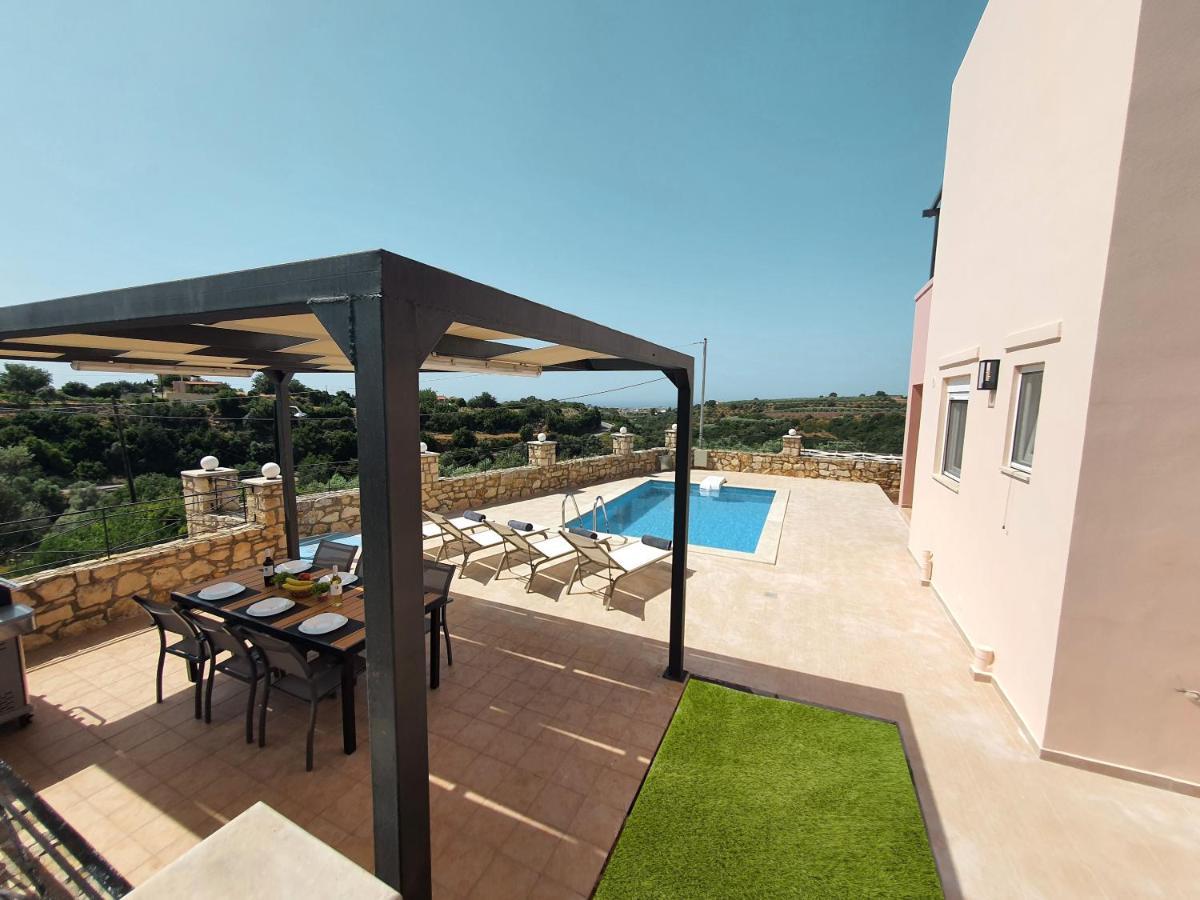 Natural View Villa With Private Pool Skouloúfia 外观 照片