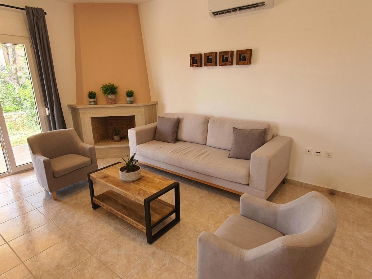 Natural View Villa With Private Pool Skouloúfia 外观 照片