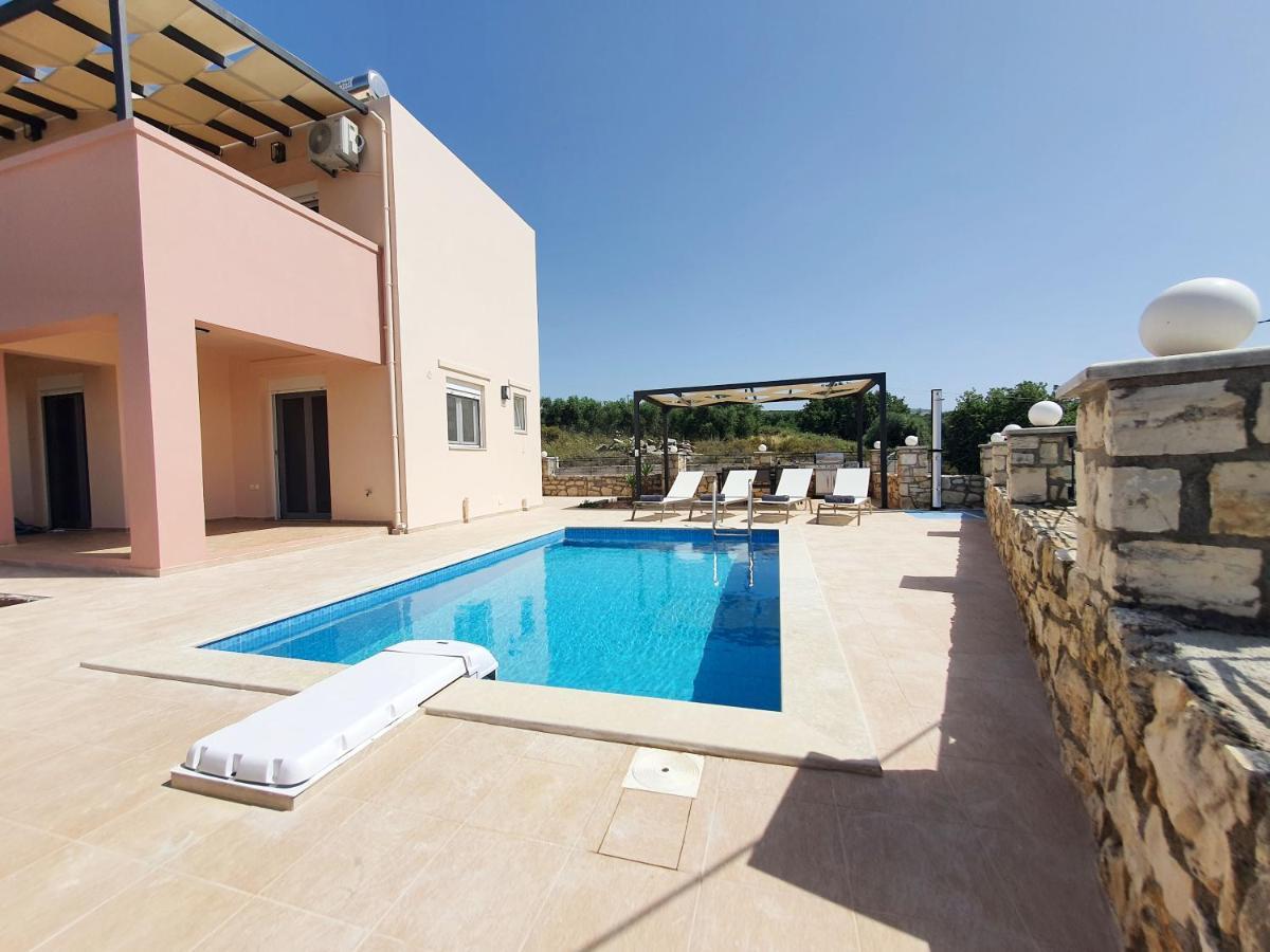 Natural View Villa With Private Pool Skouloúfia 外观 照片