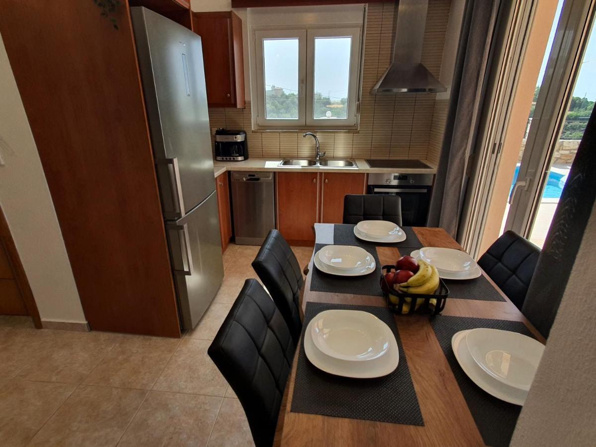 Natural View Villa With Private Pool Skouloúfia 外观 照片
