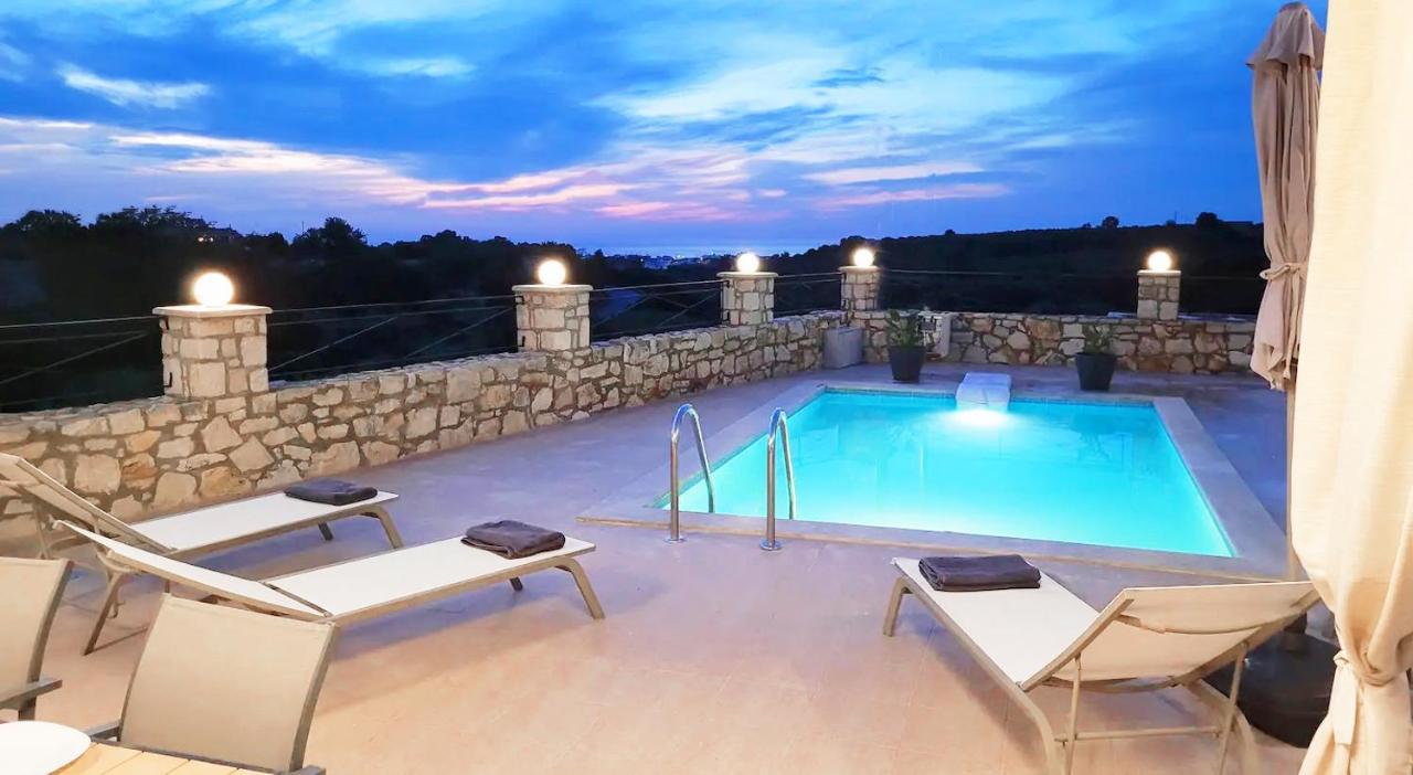 Natural View Villa With Private Pool Skouloúfia 外观 照片